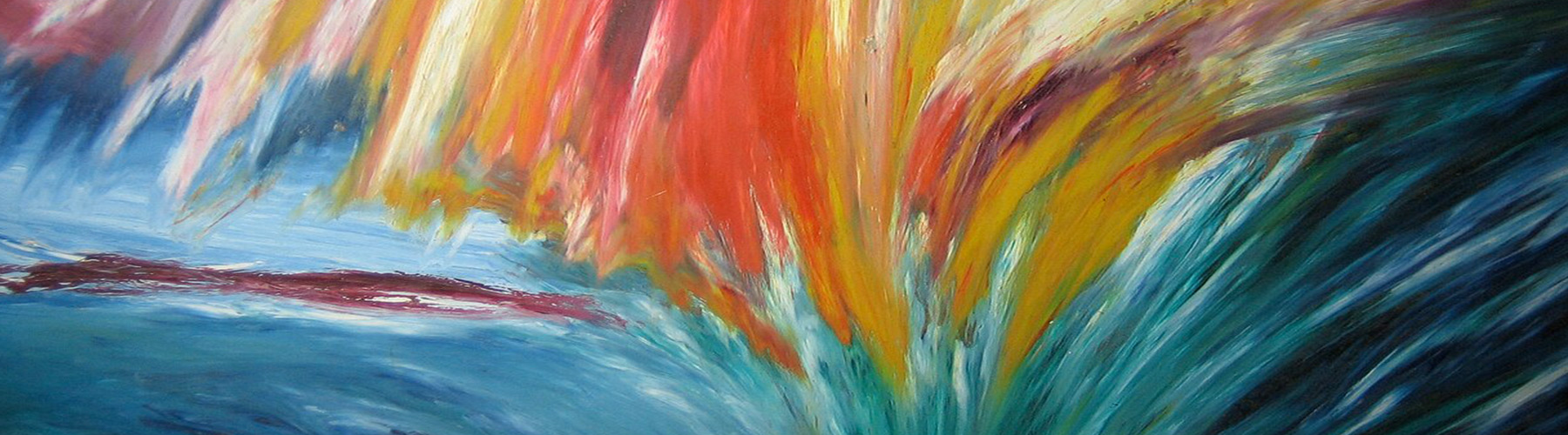 abstract colours depicting chaos and calm