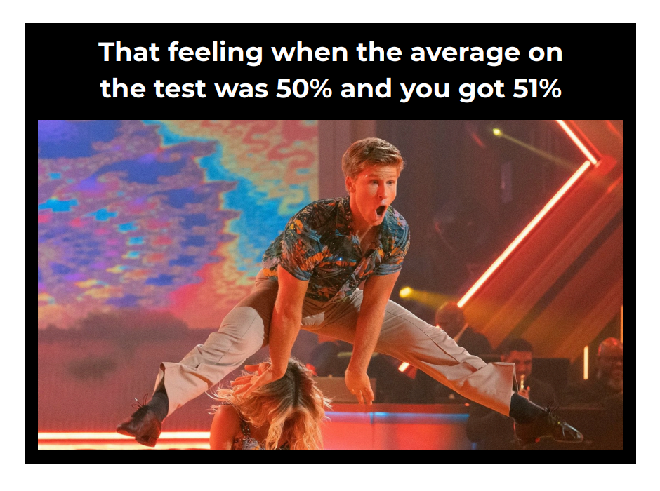 mood getting 51% instead of 50%