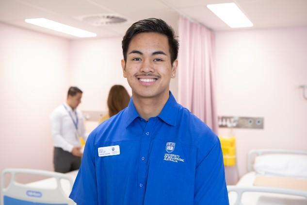 Male nursing student