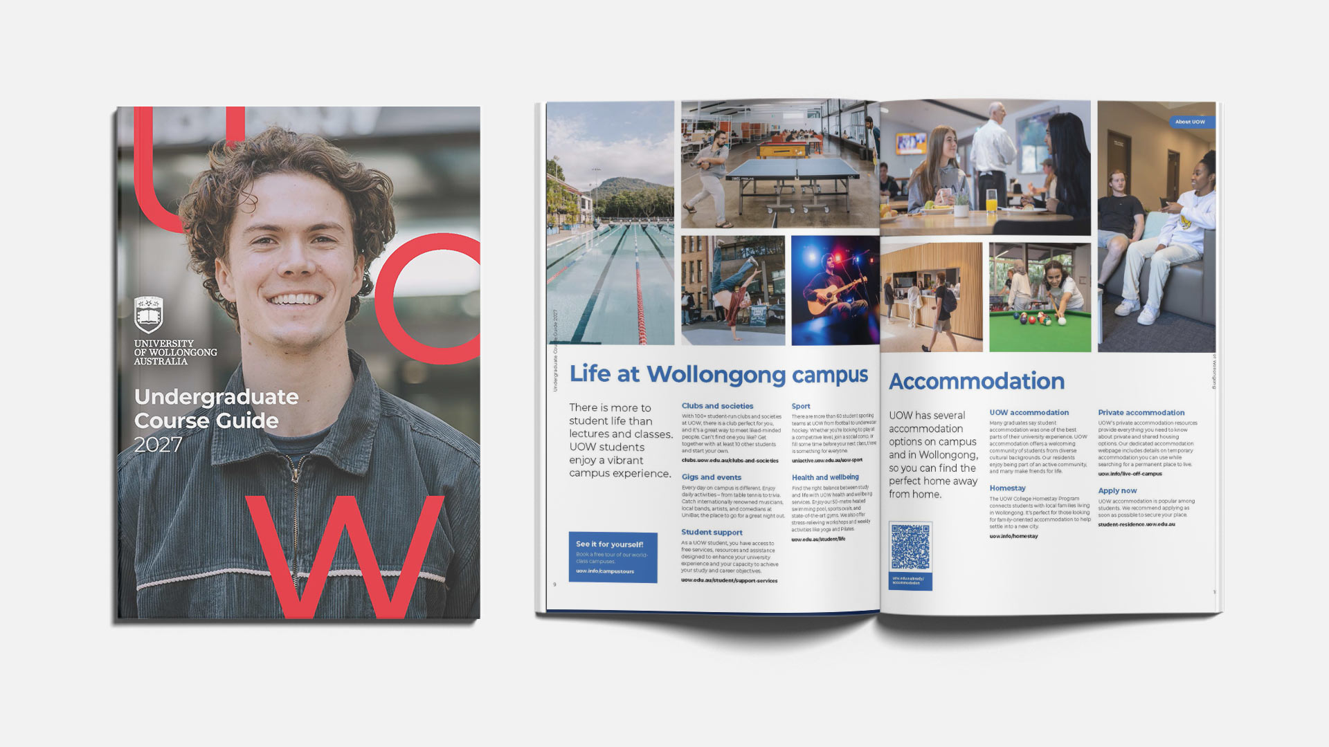 UOW course guide for undergraduate degrees