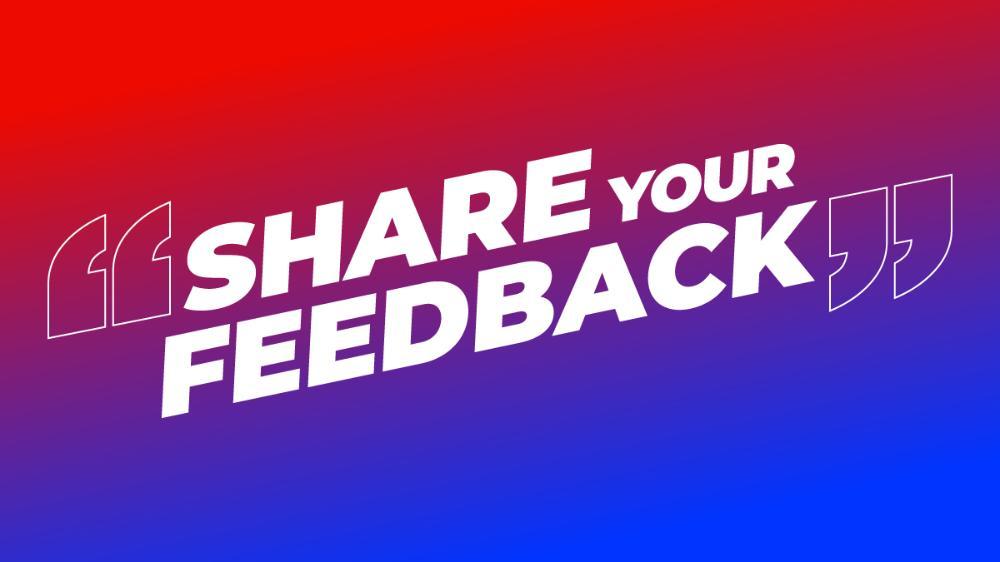 Share your feedback text