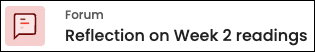 Moodle page- screenshot forum