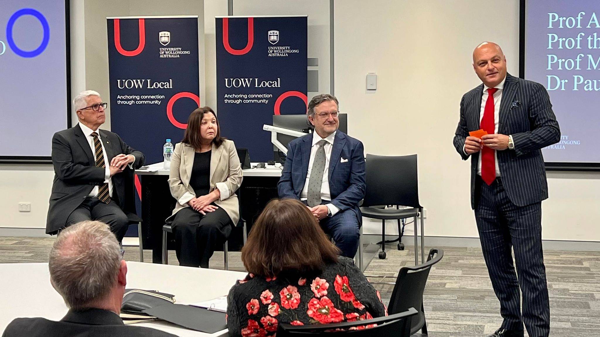 Alex Frino at the inaugural UOW Local Gong Talks