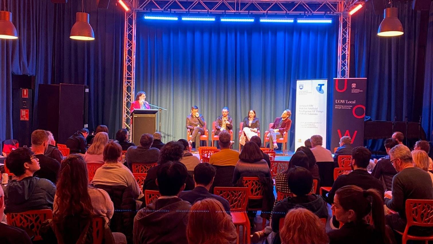 Panel from the July UOW Local Gong Talks on AI and Job Security