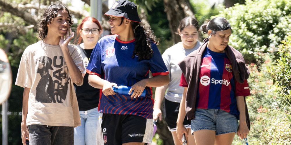 Indigenous Culture Exchange Students on campus