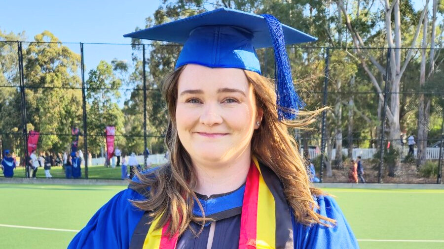 Kiara Astbury graduation photo