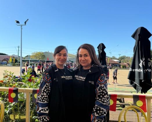 Kayrenia and Vanessa at Uncle Decky's Day