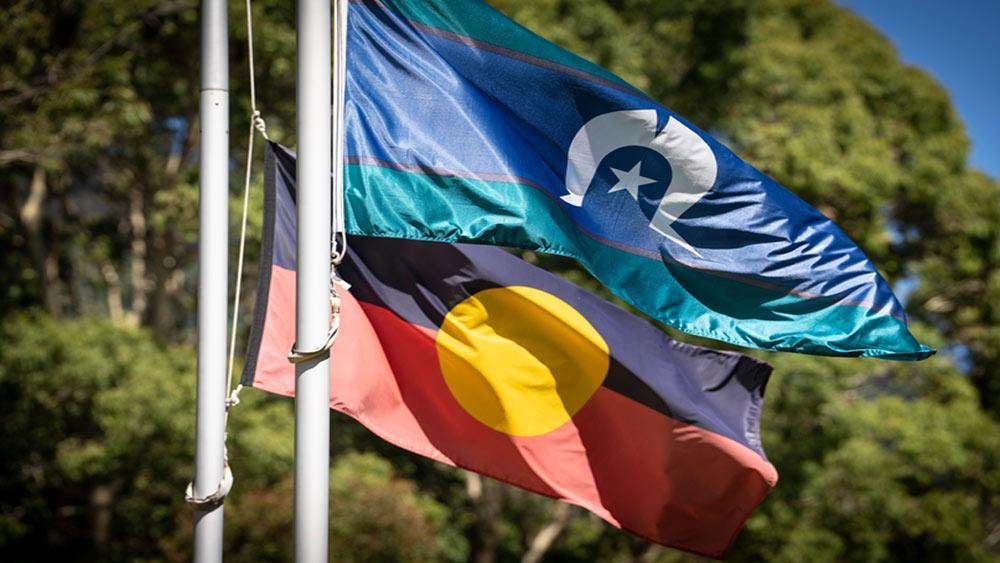 The Aboriginal and Torres Strait Islander flags