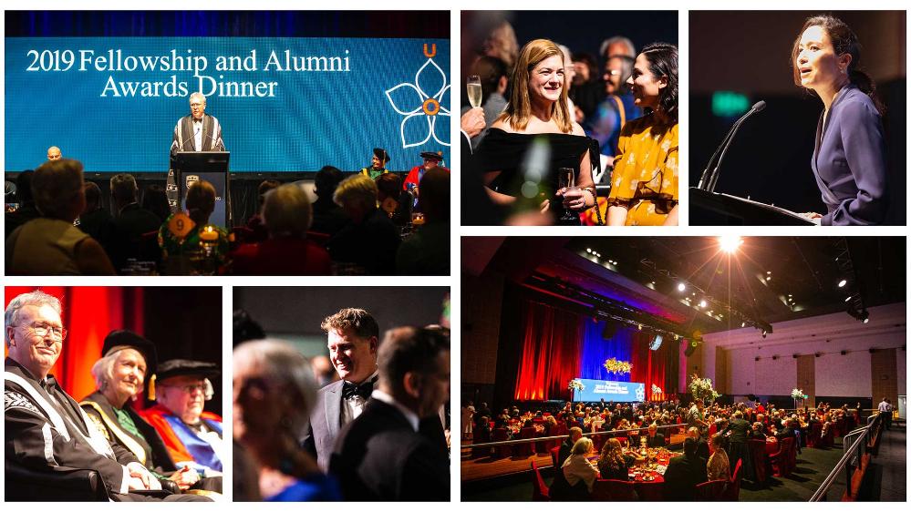 2019 Fellowship Alumni Award Dinner collage