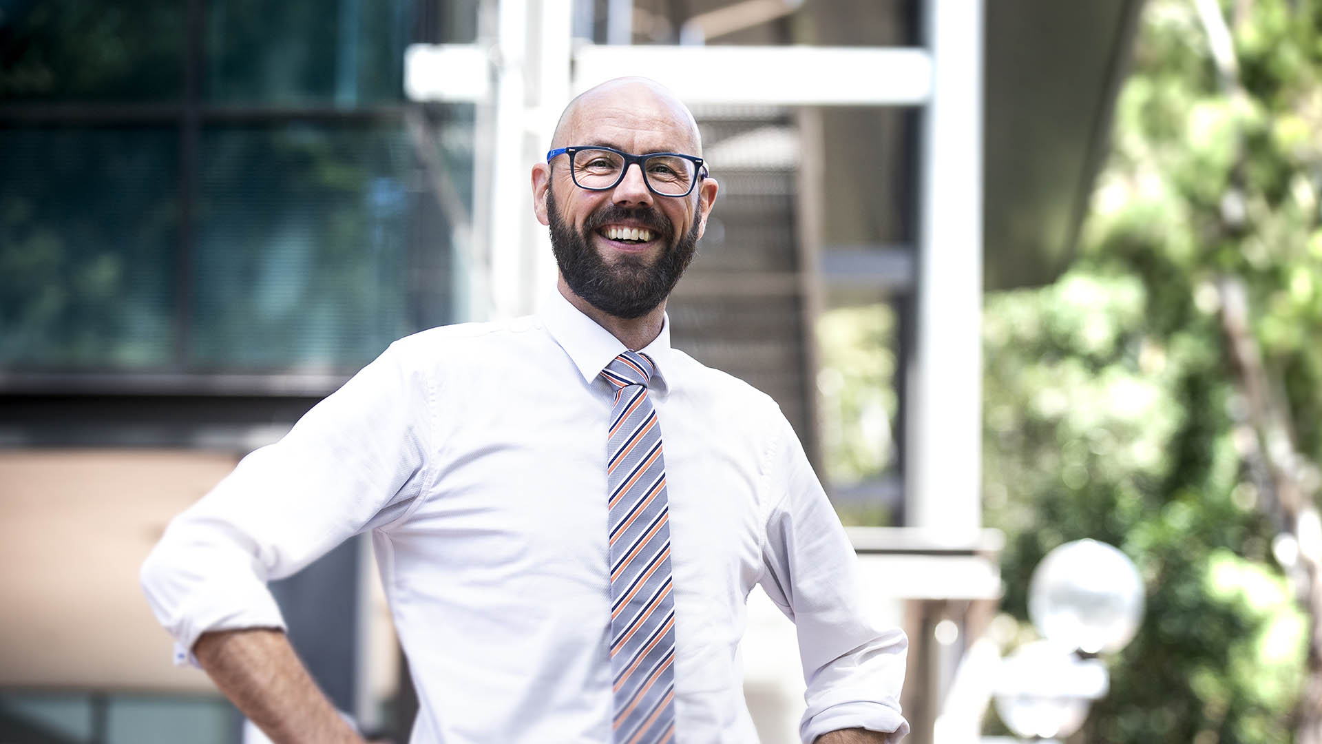 The Director of Molecular Horizons, Distinguished Professor Antoine van Oijen