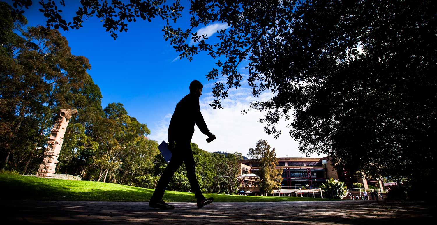 A student on UOW