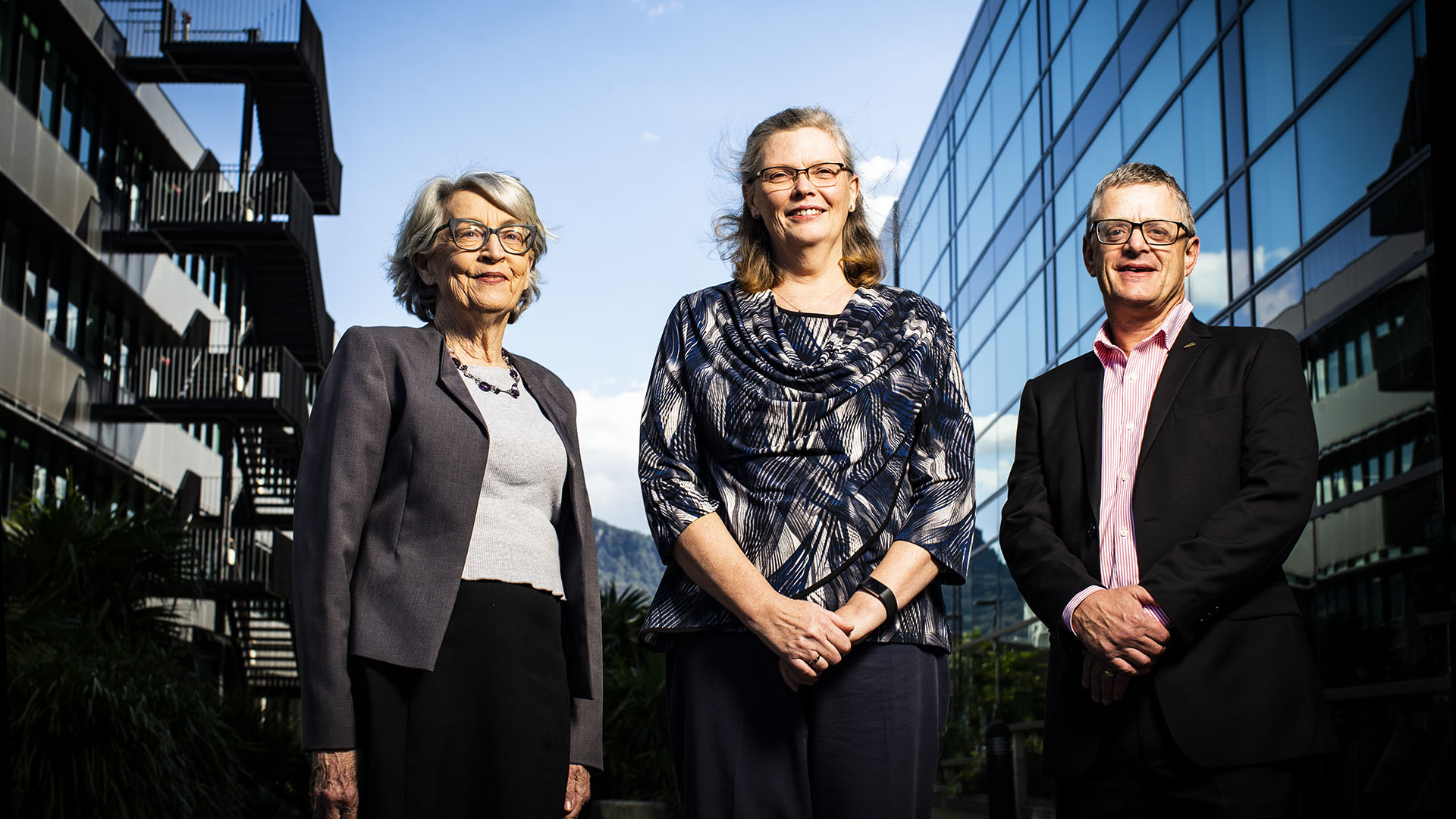 Director Kathy Eagar, Elizabeth Cuthbert and Deputy Director Rob Gordon