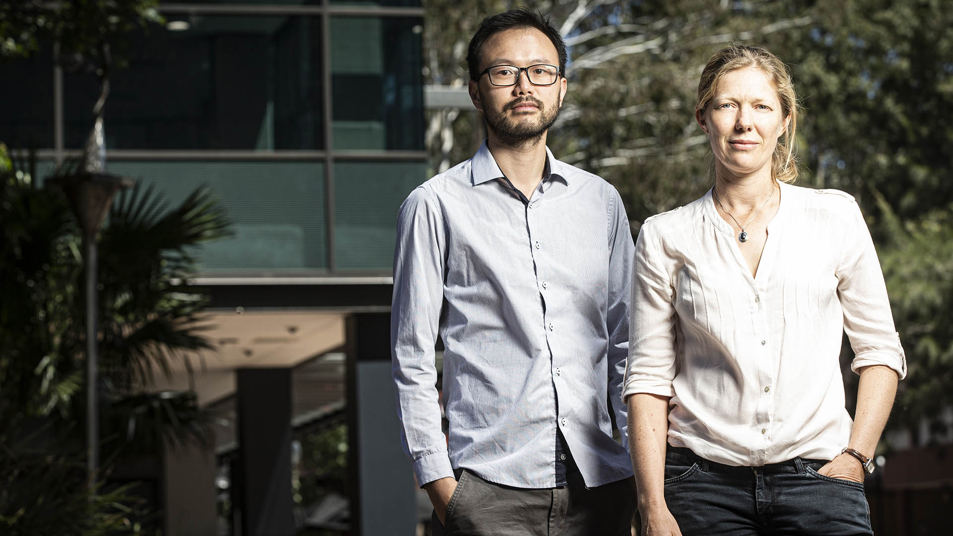 Sam Lin and Bethany Hoye