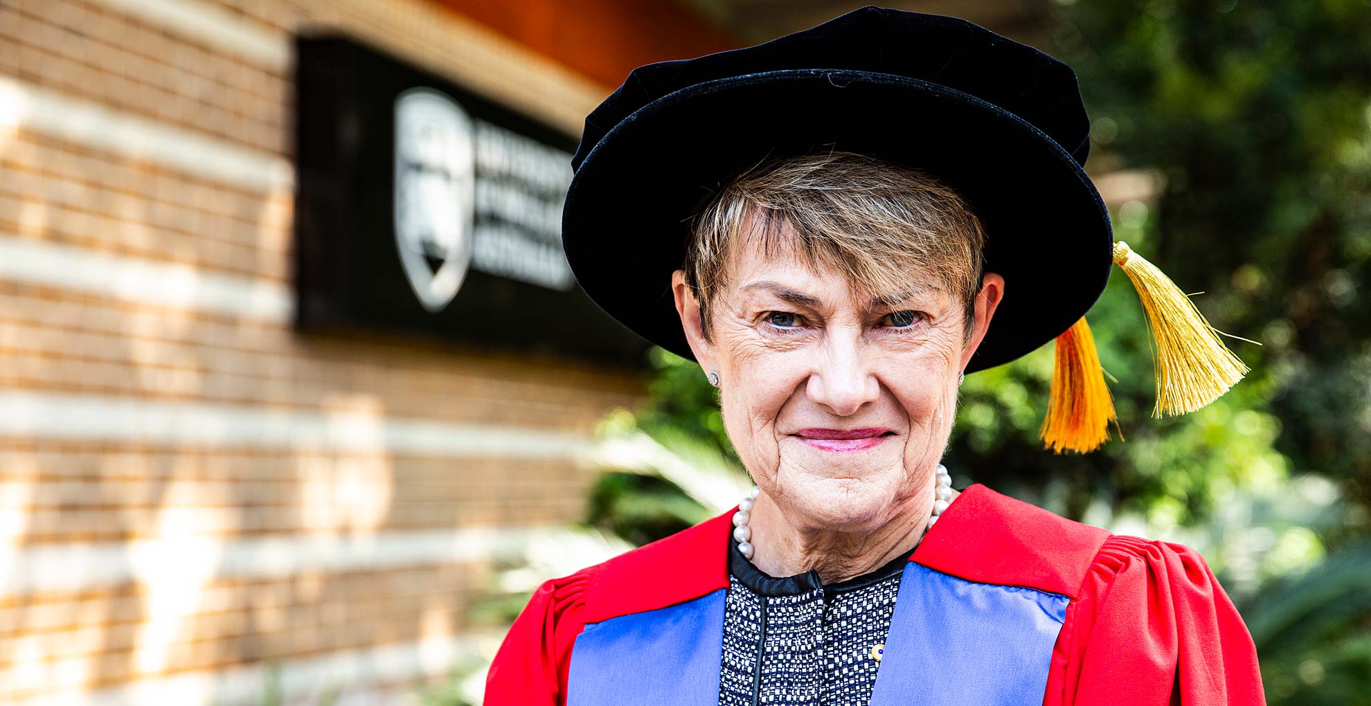 Honorary Doctorate recipient Elizabeth Proust AO. Photo: Paul Jones