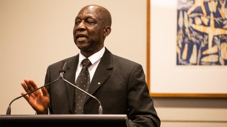 Emeritus Professor Martin Tsamenyi at ANCORS 25th Anniversary Dinner 2019