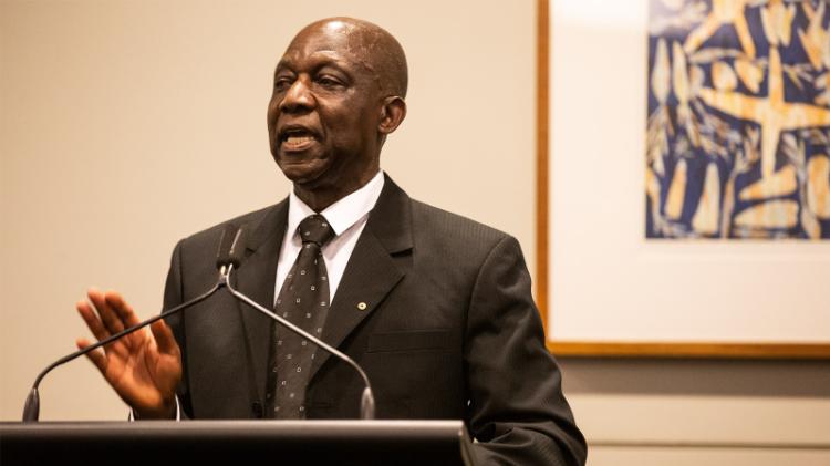 Emeritus Professor Martin Tsamenyi at ANCORS 25th Anniversary Dinner 2019