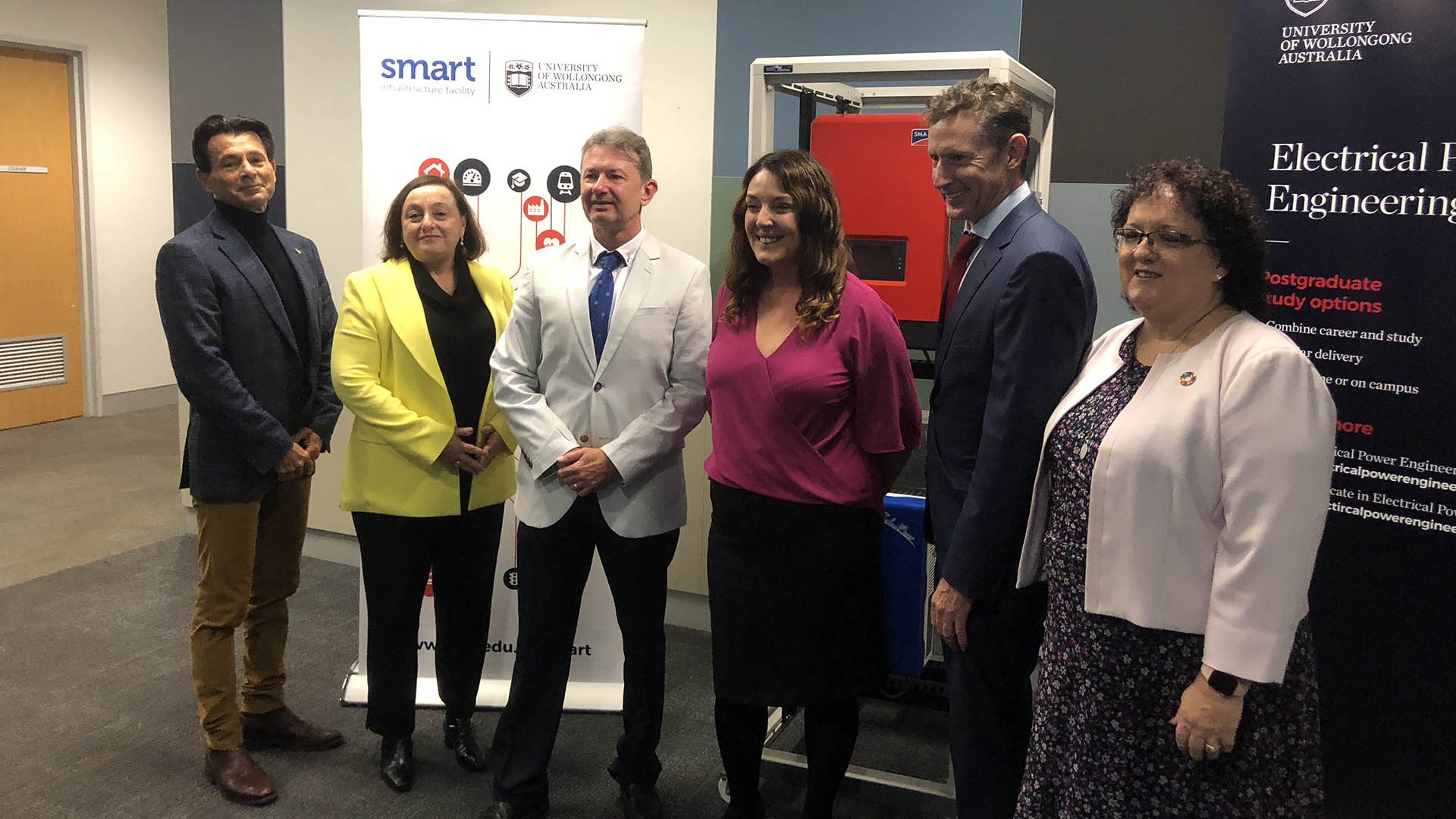 Pascal Perez, Patricia Davidson, Ty Christopher, Alison Byrne, Stephen Jones and Tania Brown