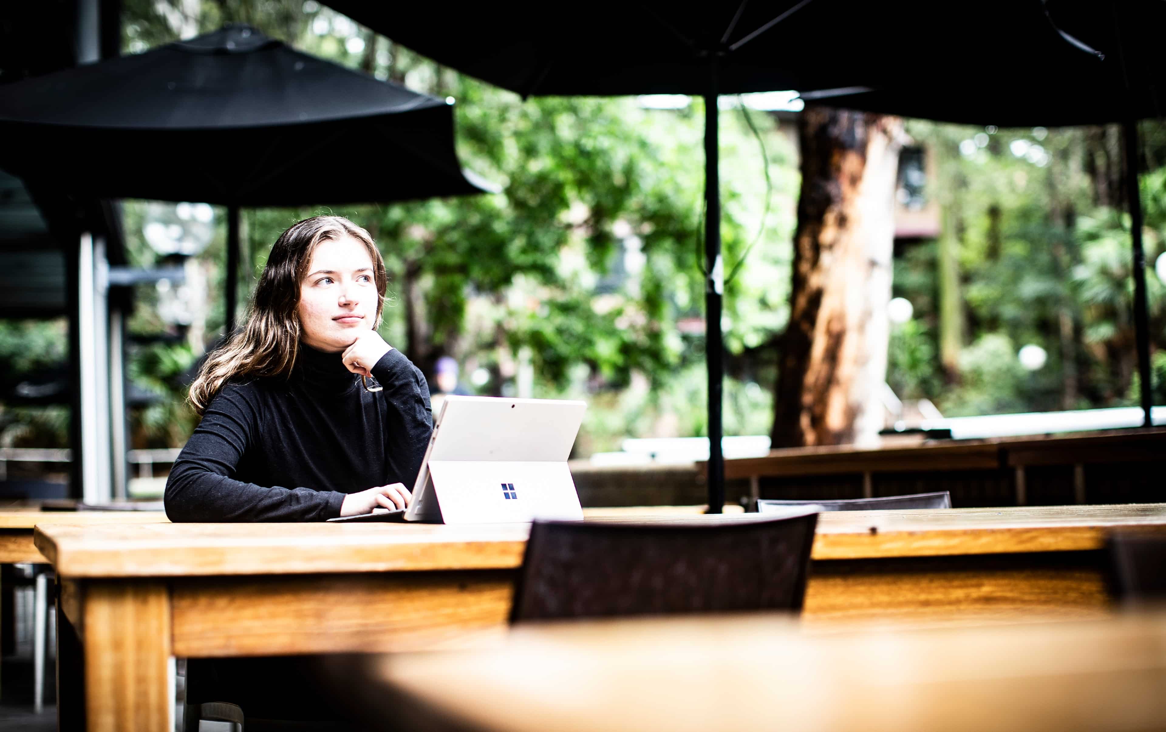 UOW international affairs student Erica Bell. Photo: Paul Jones