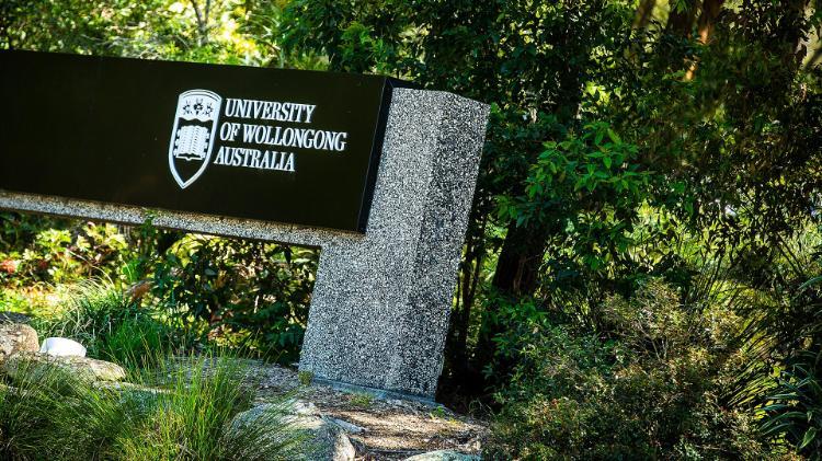 Garden sign with logo