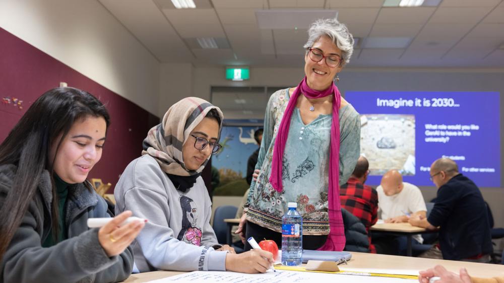Students engage in activities and workshops during the 2024 UOW Global Collaborate Conference