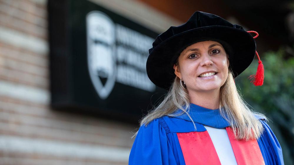 UOW graduate Dr Mercedez Hinchcliff. Photo: Paul Jones