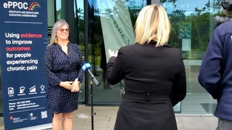 Janelle White, Acting Director of the electronic Persistent Pain Outcomes Collaboration (ePPOC) at the University of ������ýapp interviewed during pain week