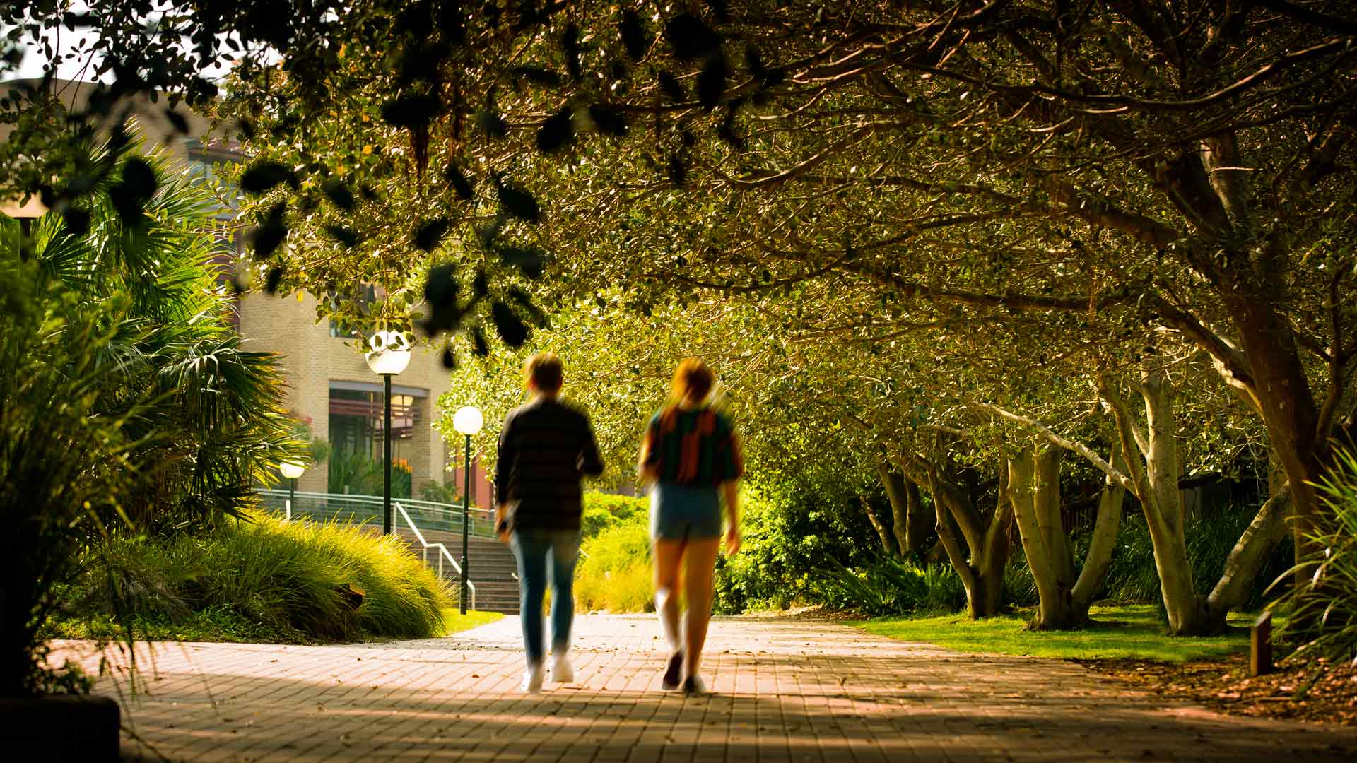 Two students at UOW