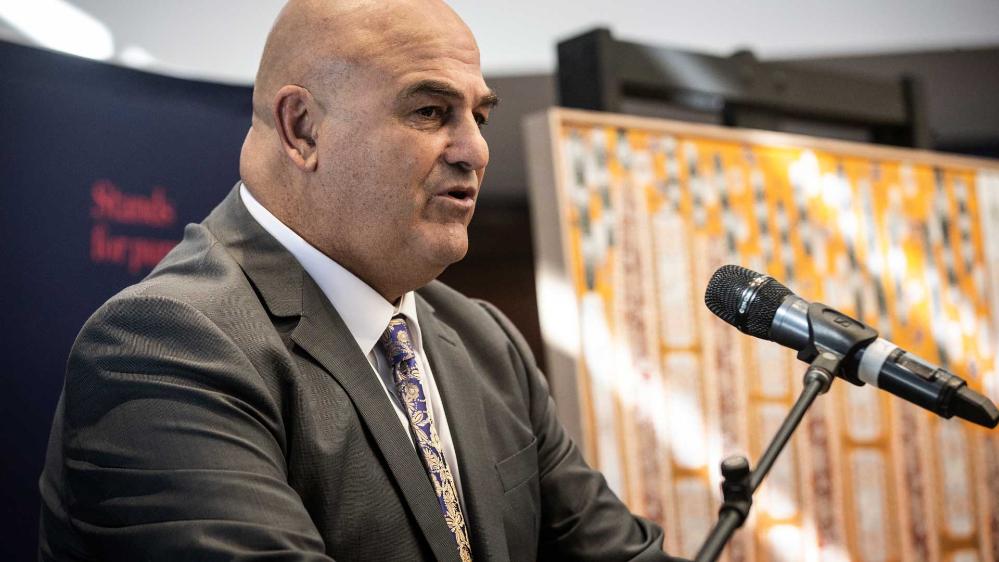 Professor Paul Chandler at the Reconciliation Action Plan launch at UOW.
