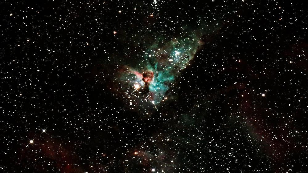 A constellation of stars against a black backdrop of the universe. Photo: Shoalhaven Astronomers