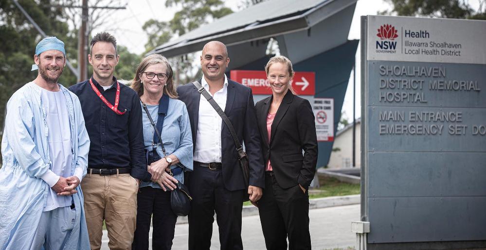 The team of specialists at Shoalhaven District Memorial Hospital. Photo: Paul Jones