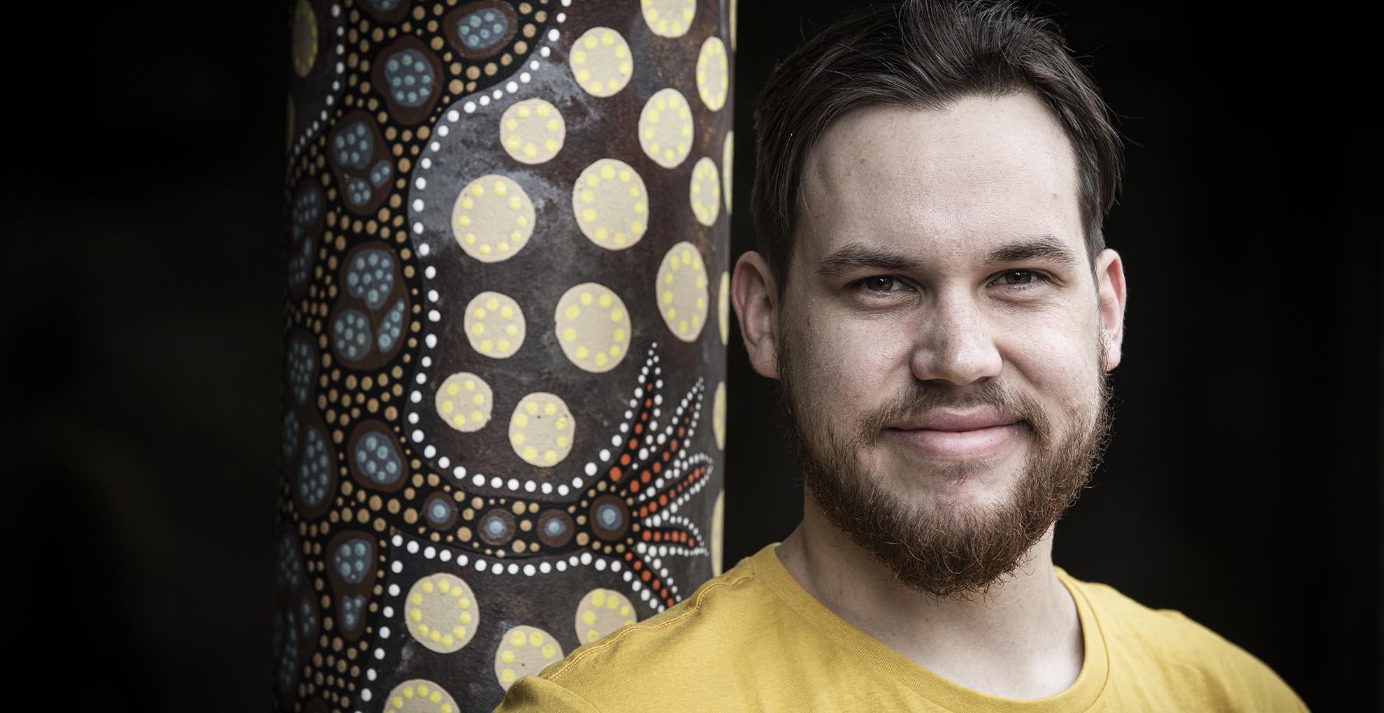 Stuart Smith took part in an internship between Woolyungah Indigenous Centre and Fulton Hogan. Photo: Paul Jones
