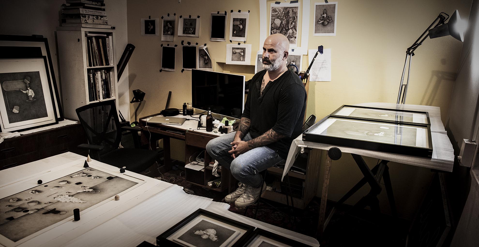 UOW visual arts lecturer Teo Treloar. Photo: Paul Jones