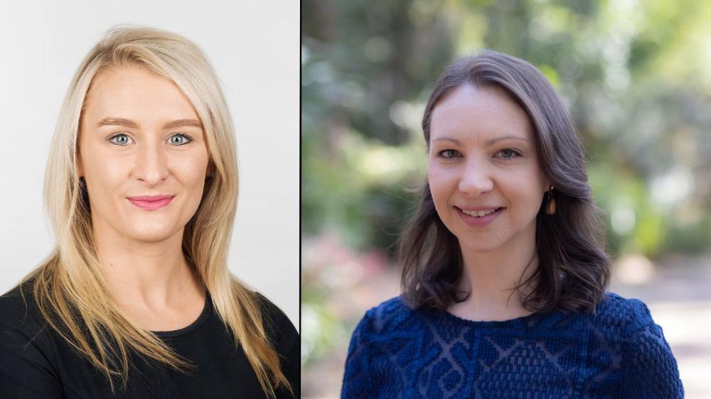 Pariz Lythgo-Gordon and Bonnie Dean in a split image