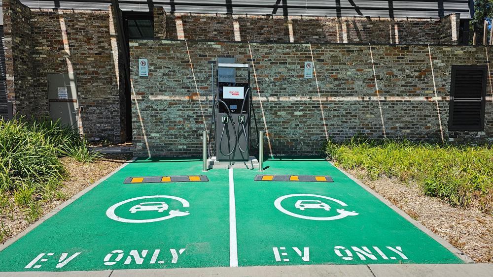 Upgraded Electric Vehicle charging station at UOW Innovation Campus