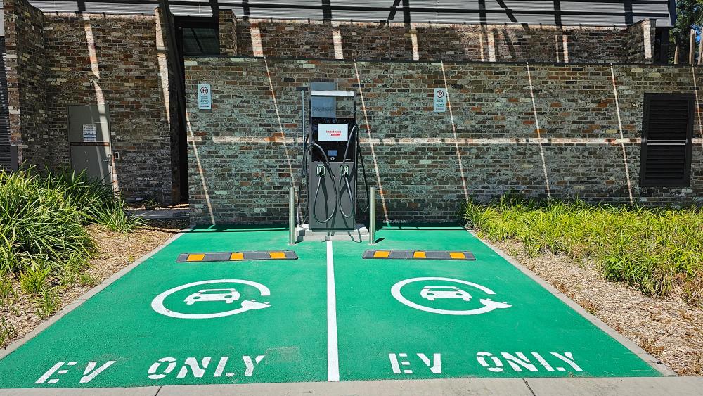 Upgraded Electric Vehicle charging station at UOW Innovation Campus