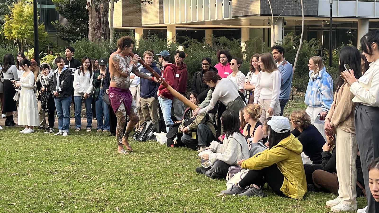 International students at the Welcome to Wollongong event.