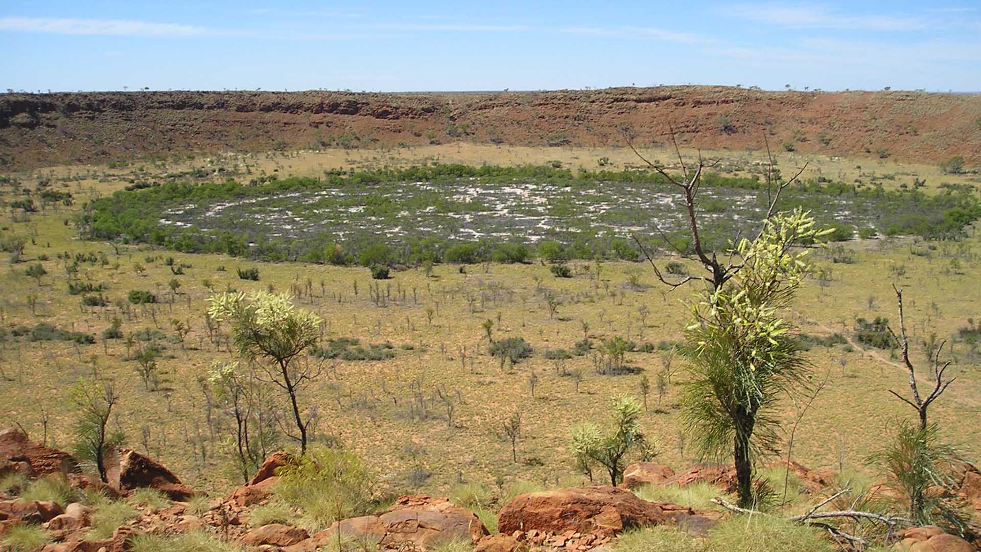 Wolfe Creek Crater by Joan Barrows