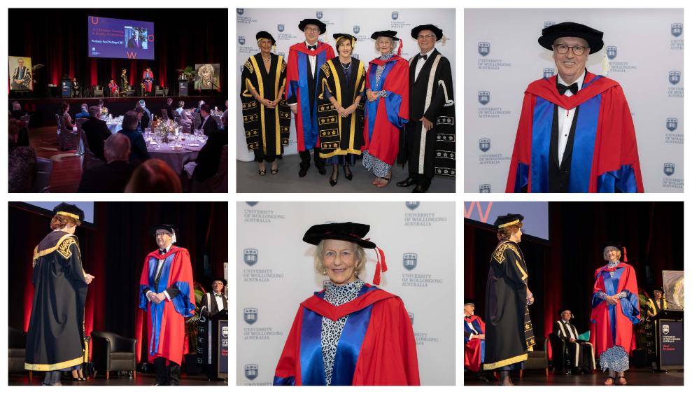 The achievements and contributions of the University of ������ý’s departing Vice-Chancellor and former Chancellor were honoured during a farewell dinner on Friday 21 May 2021
