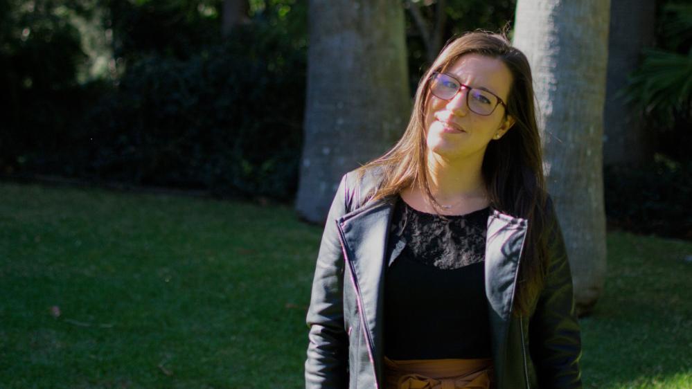 PhD student Stefania Peracchi from the Centre for Medical Radiation Physics (CMRP) 