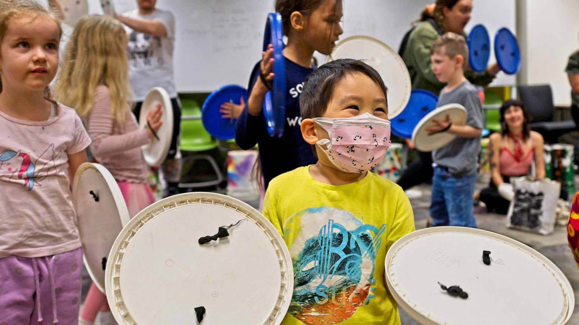 Scene from the 2022 Festival of Play at UOW Early Start Discovery Space