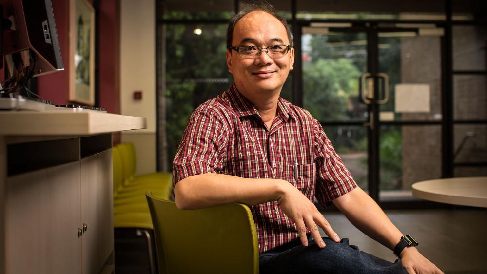 Professor Willy Susilo at his office