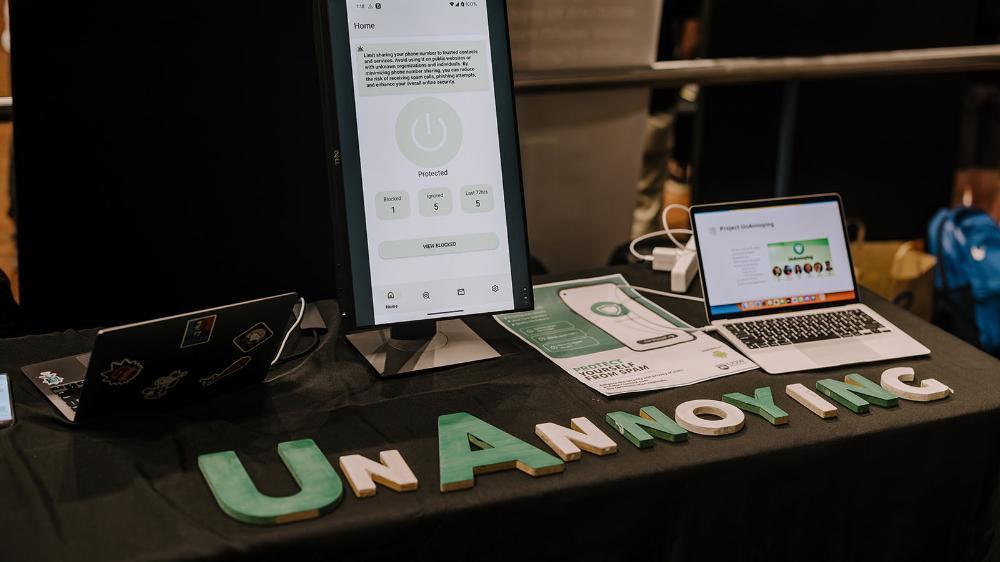 SCIT  trade show project Unannoying on display