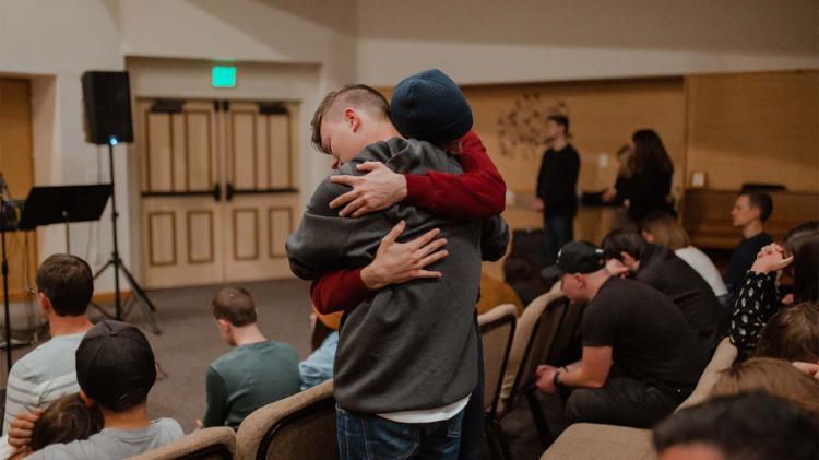 At-risk youth at a mentoring program