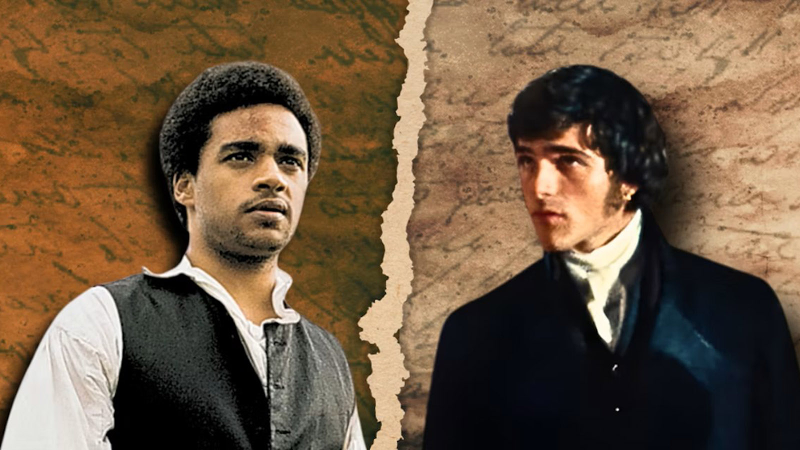 Andrea Arnold’s 2011 Wuthering Heights cast James Howson (left) as the first Black Heathcliff, while Jacob Elordi (right) joined more than 30 white actors to play the role. The Conversation. Oscilloscope Pictures (left), Warner Bros. Pictures (right)